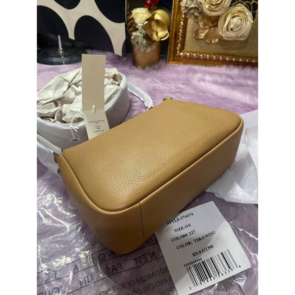 ORIG & IMPORTED TB ROMY SMALL SHOULDER BAG TIRAMISU BROWN
