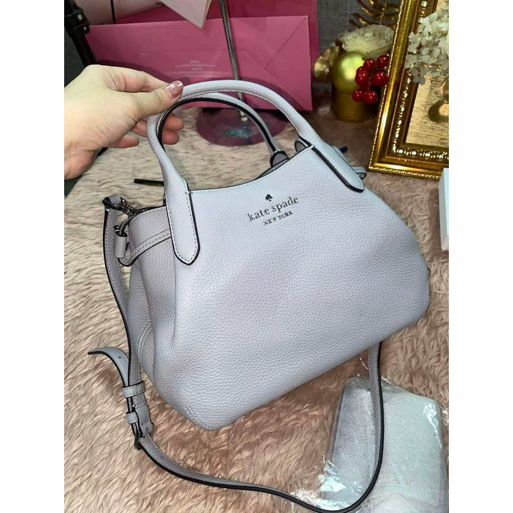 ORIG & IMPORTED KS Dumpling Small Satchel Bag Grey
