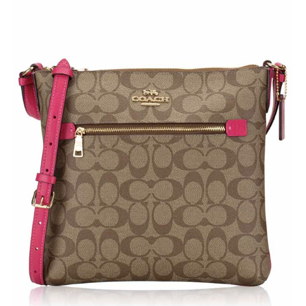 ORIG & IMPORTED CCH Rowan File Bag in Khaki/Pink