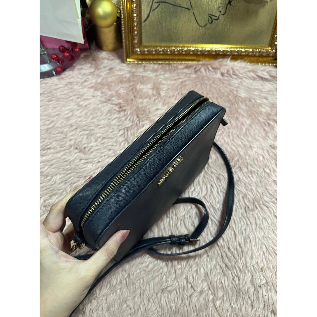 ORIG Preloved MK Black Jet Set Camera Bag