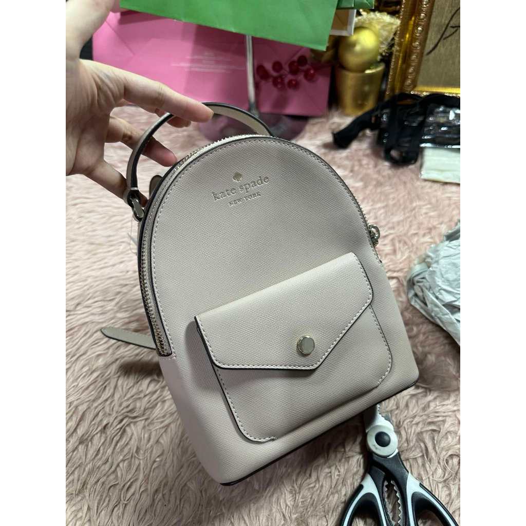 ORIG & IMPORTED KS Schuyler Mini Backpack Bag Warm Beige