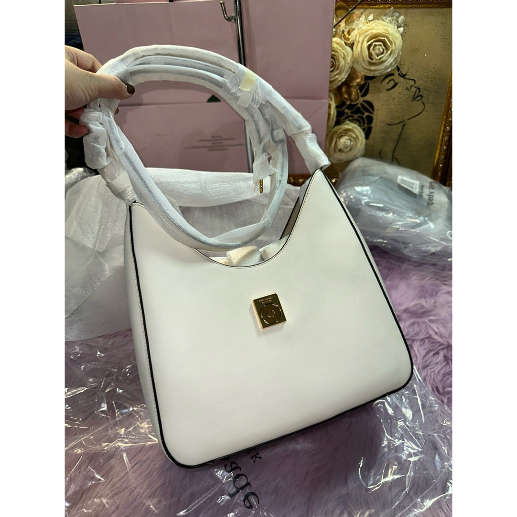 AUTHENTIC/ORIGINAL KS Dakota Large Hobo Bag White Cream