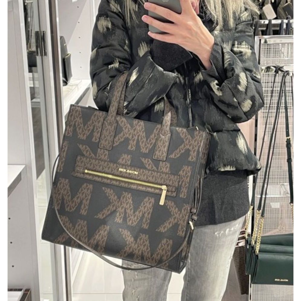ORIG & IMPORTED MK Kenly Large Brown Tote Bag