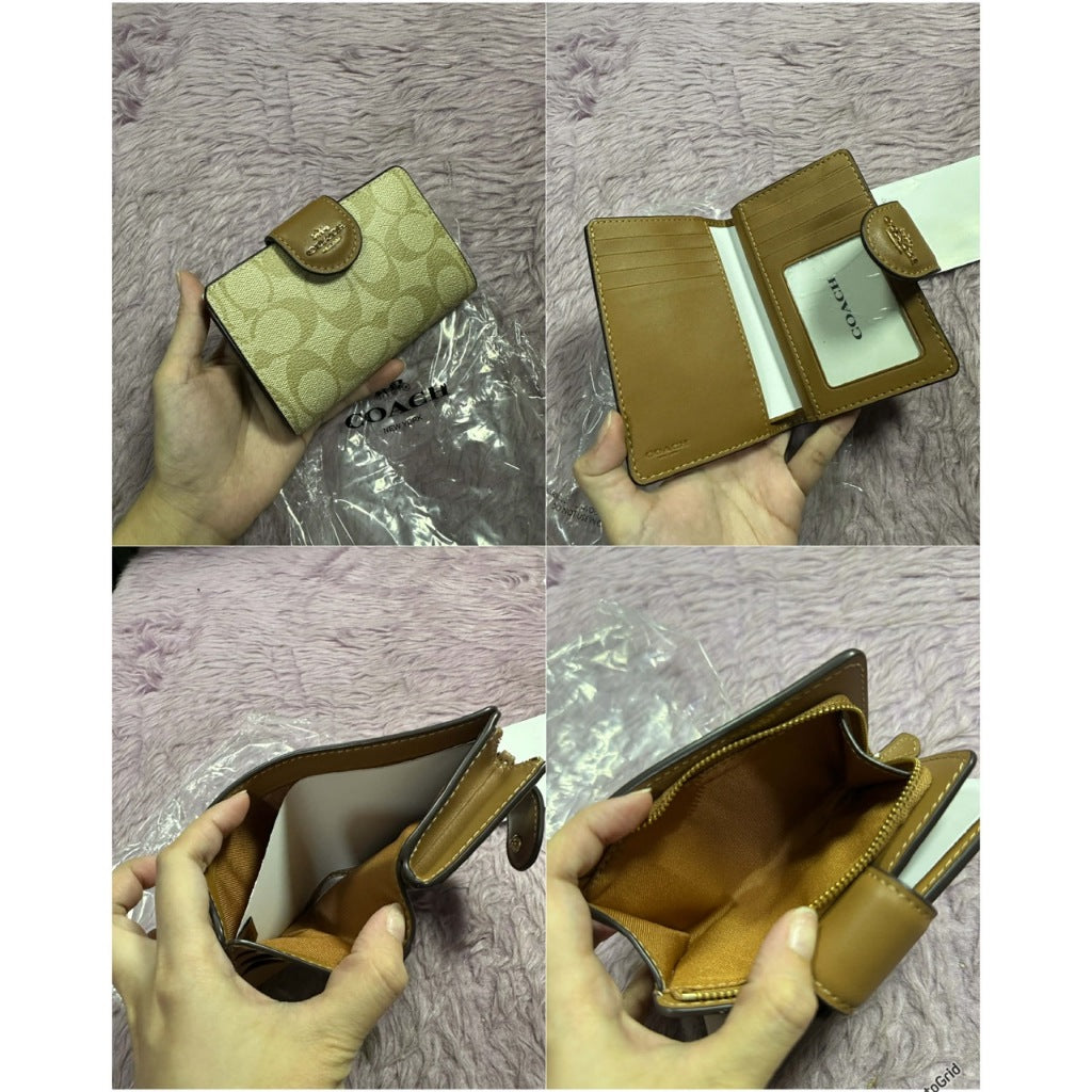 ORIG & IMPORTED CCH MEDIUM CORNER ZIP BIFOLD WALLET