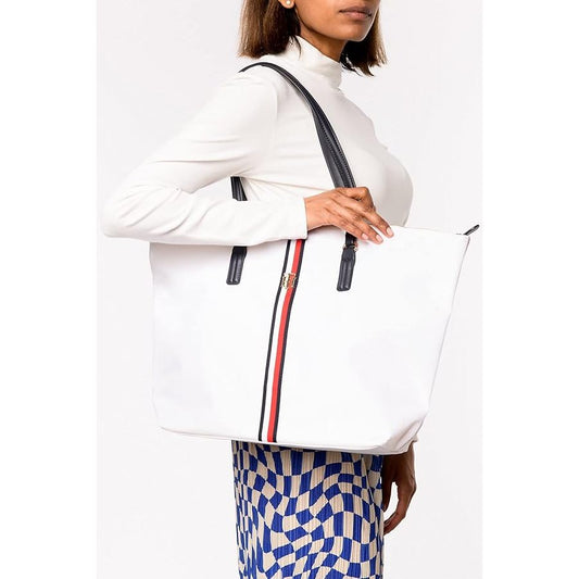 ORIG & IMPORTED Tommy Poppy Tote Corp White Bag