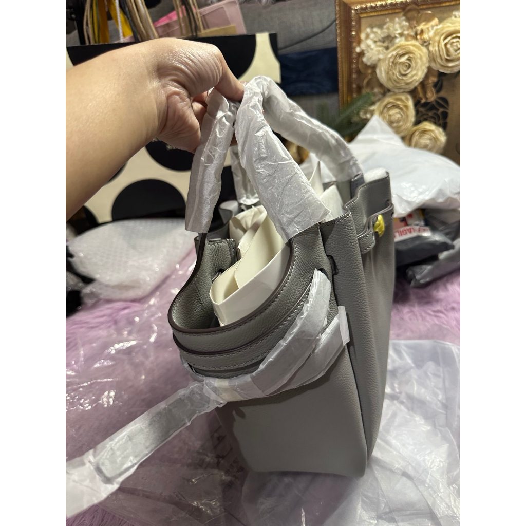 ORIG & IMPORTED TB Small Romy Top Handle Tote Gray Bag