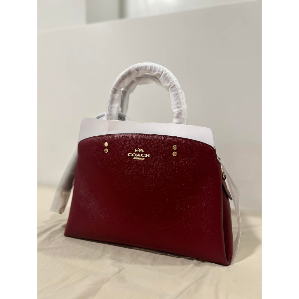 ORIG & IMPORTED CCH Lillie Carryall Satchel Cherry Red Maroon Bag
