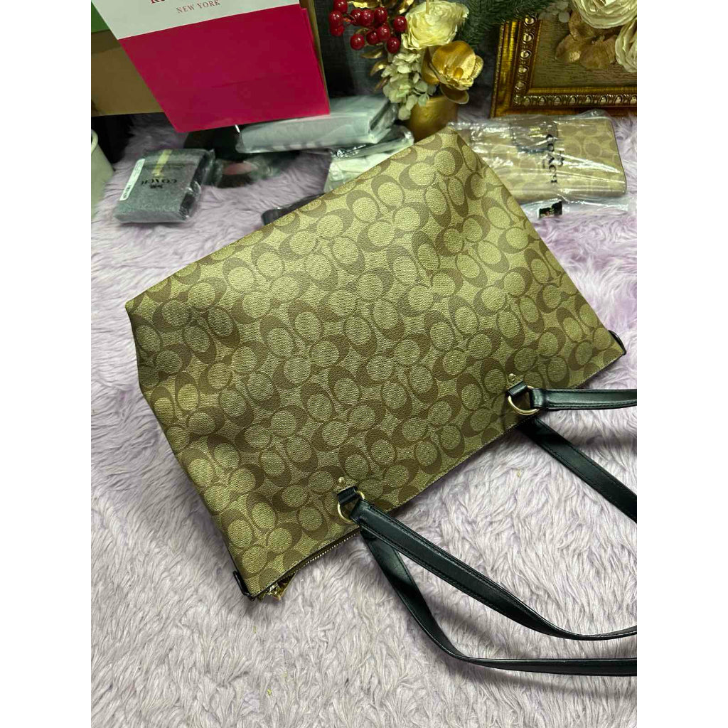 ORIG Preloved CCH Gallery Large Tote Khaki Brown Bag