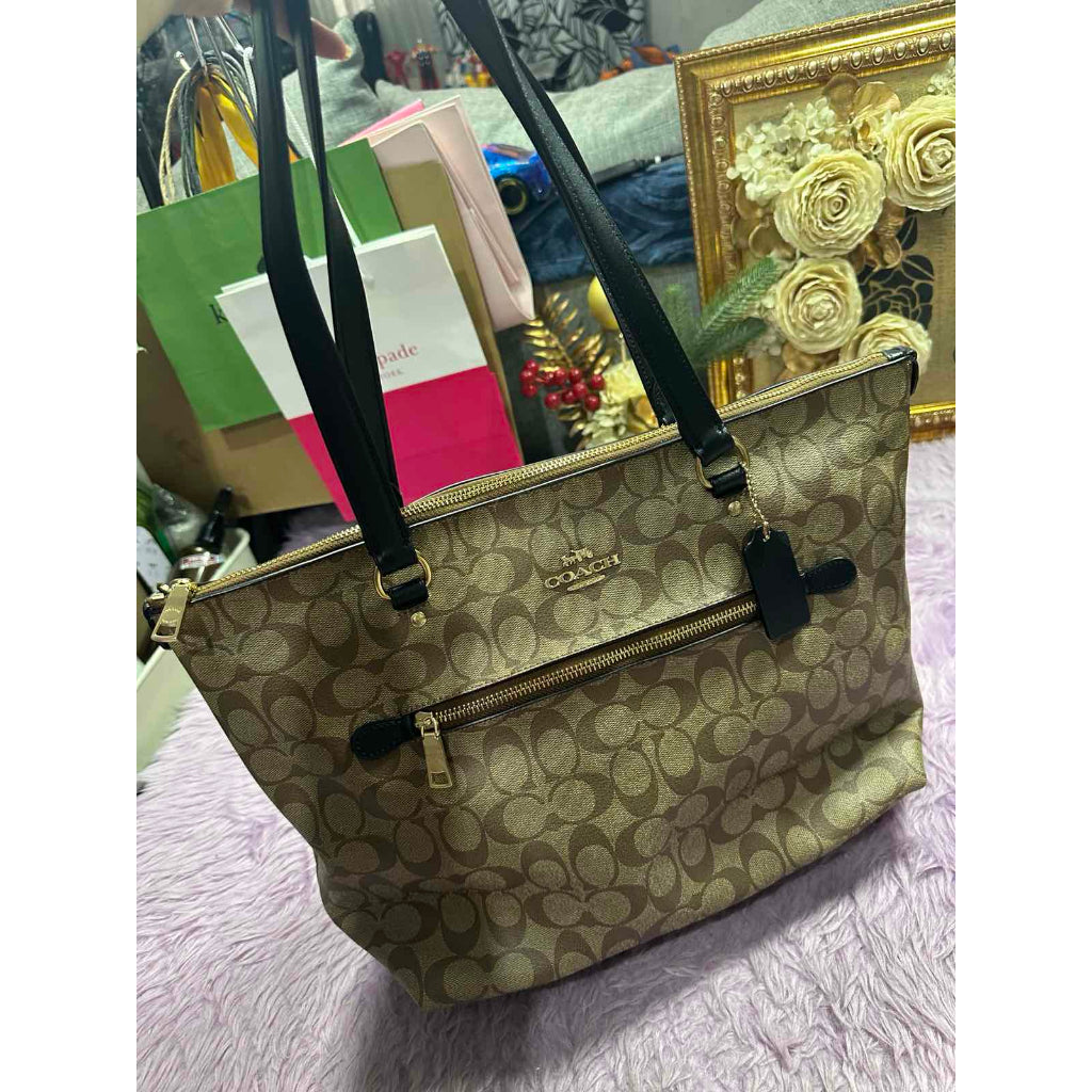 ORIG Preloved CCH Gallery Large Tote Khaki Brown Bag