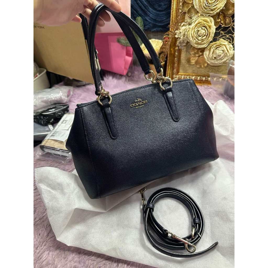 ORIG Preloved CCH Small Christie Carryall Satchel Blue Bag