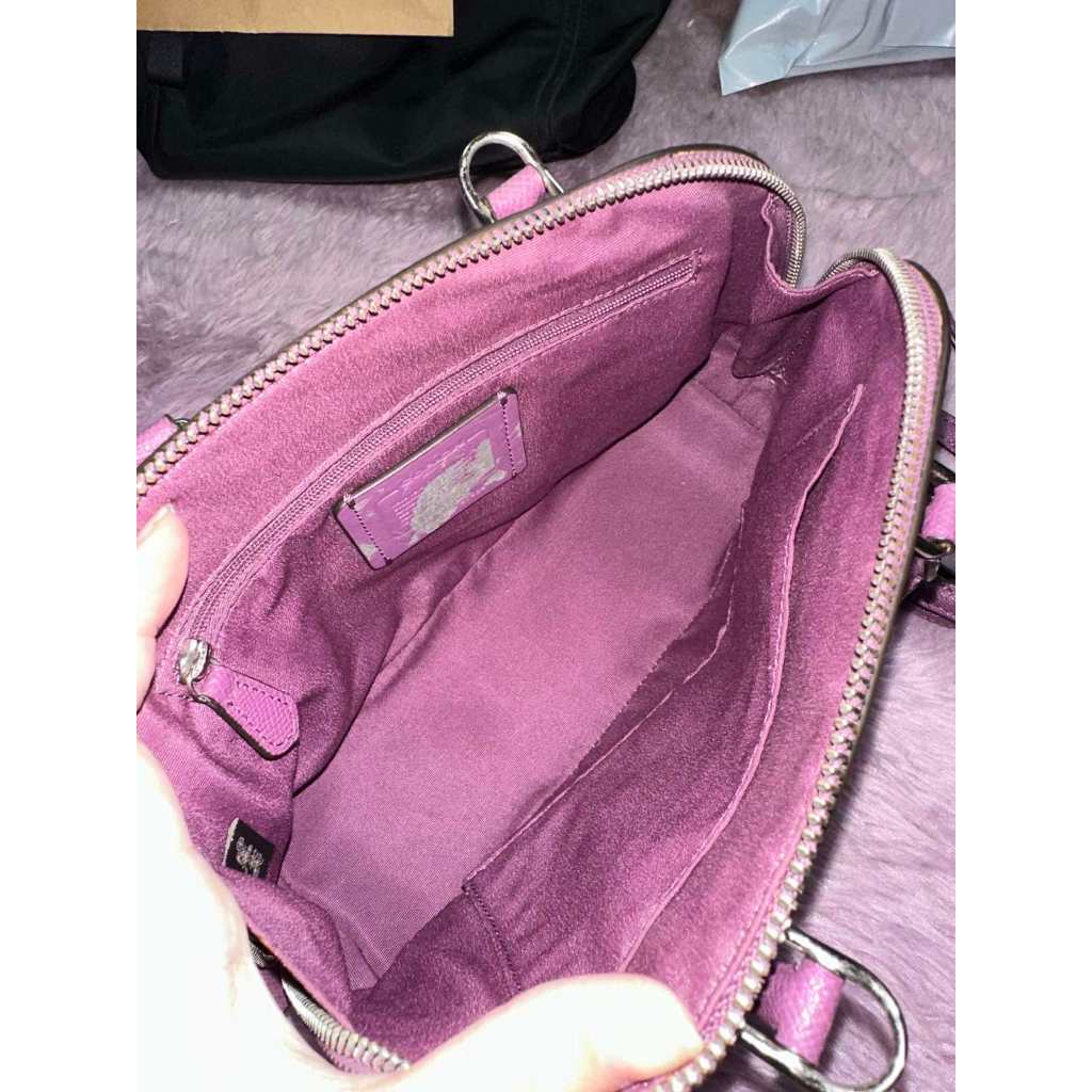 ORIG Preloved CCH Mini Sierra Satchel Dome Bag Dusty Lavender Purple