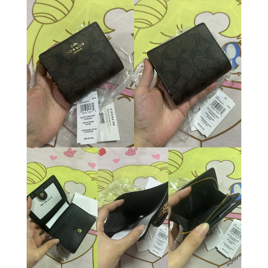 ORIG & IMPORTED CCH SMALL SNAP WALLET COIN PURSE