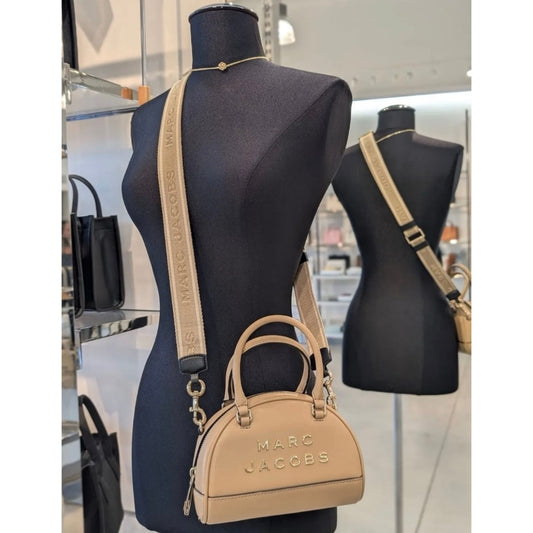 ORIG Preloved MJ Smal Mini Dome Satchel Bag in Iced Coffee Brown