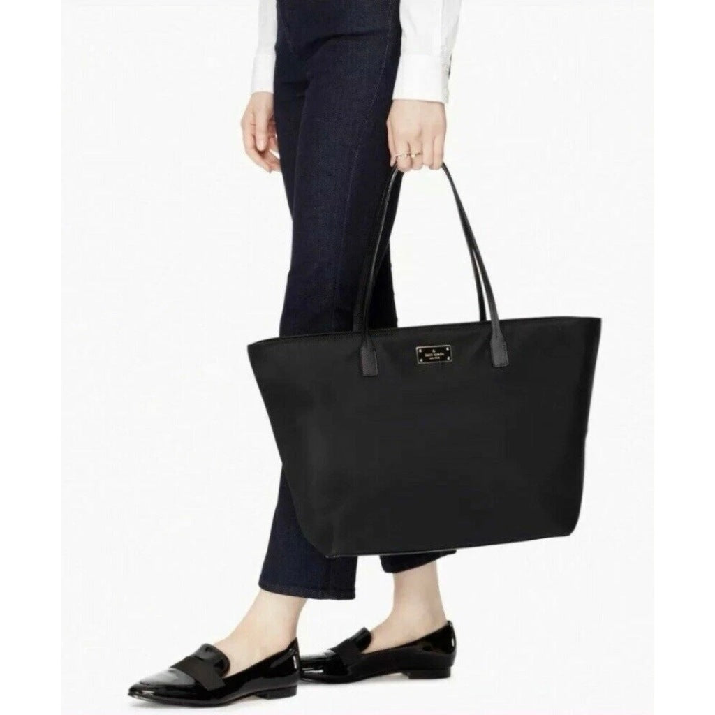 ORIG Preloved KS Blake Avenue Margareta Large Travel Tote Black Bag