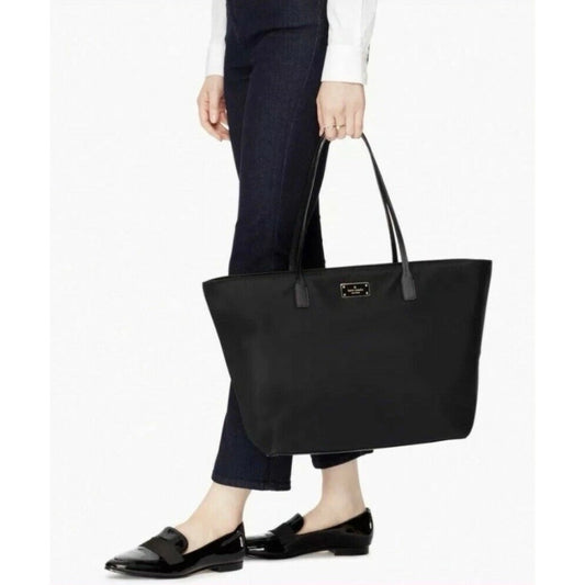 ORIG Preloved KS Blake Avenue Margareta Large Travel Tote Black Bag