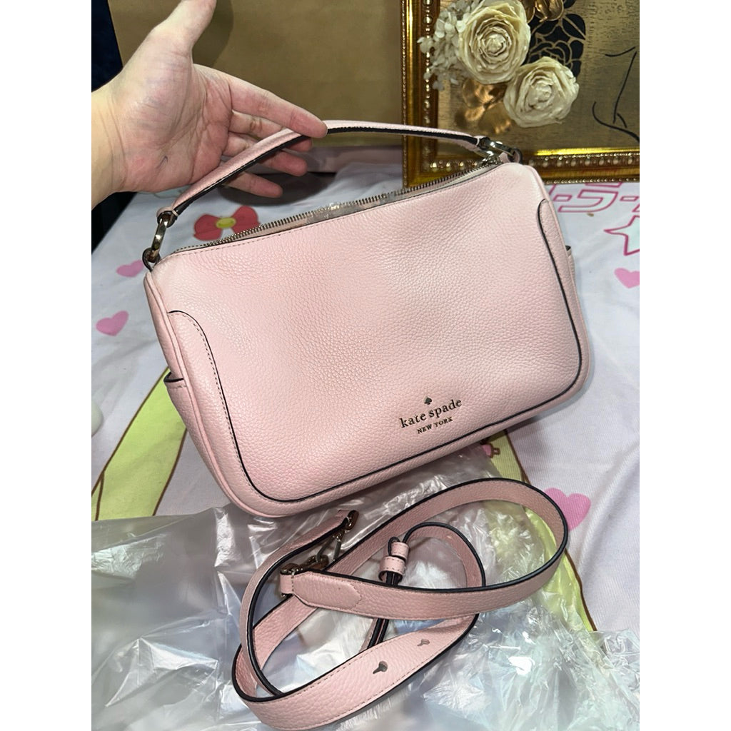 ORIG Preloved KS Smoosh Medium Satchel Pink Bag