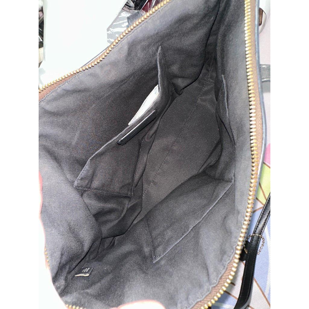 ORIG Preloved CCH Zip Top Tote Brown Bag In Signature Canvas