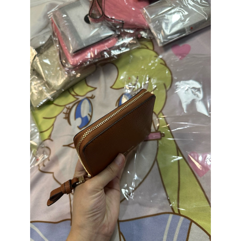 ORIG & IMPORTED KS Loop Zip Around Brown Wallet