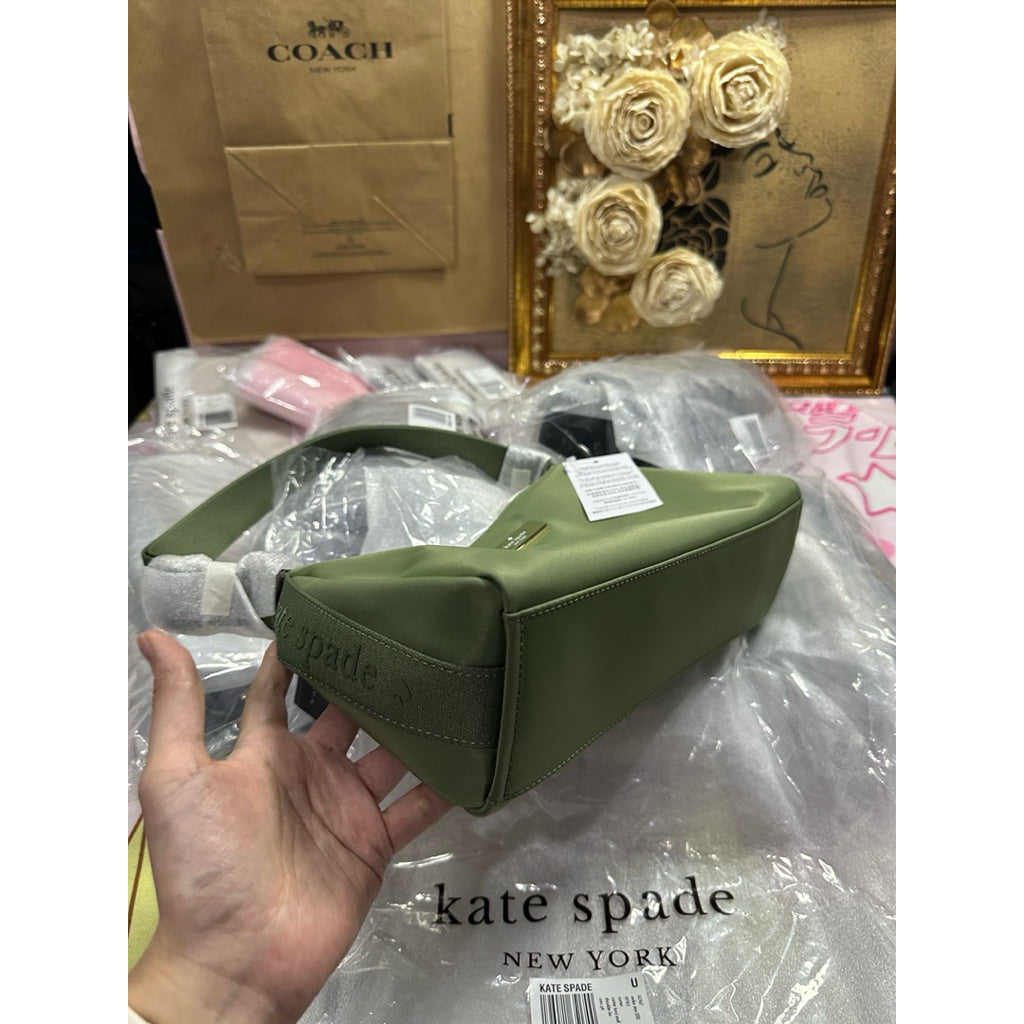 ORIG & IMPORTED KS Carter Small Nylon Shoulder Black/Brown/Pink/taupe/Green/Purple Bag