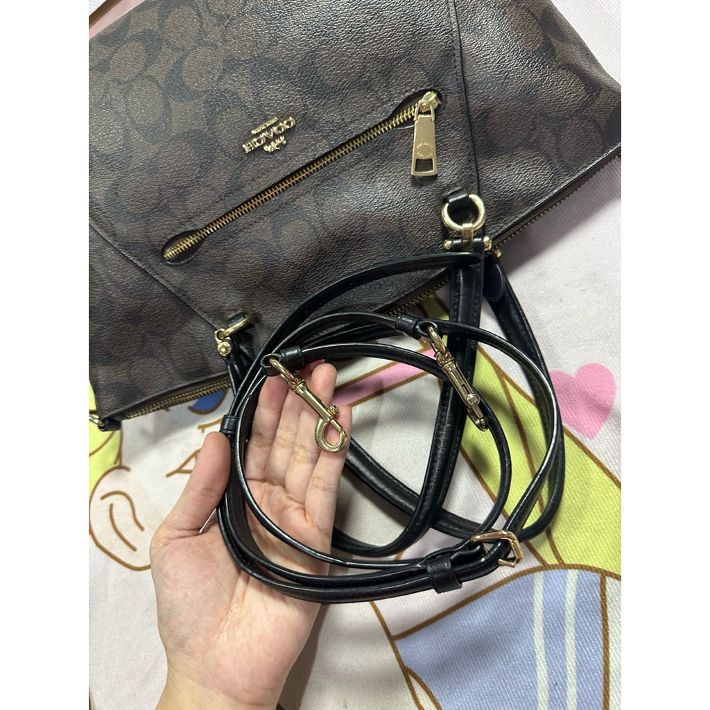 ORIG Preloved CCH Prairie Satchel Bag In Brown/Black