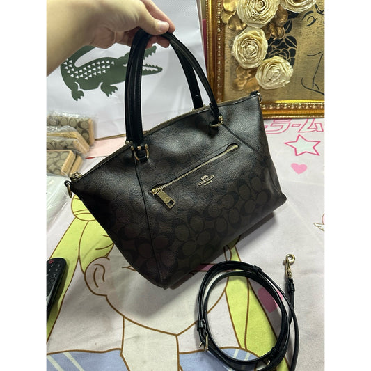 ORIG Preloved CCH Prairie Satchel Bag In Brown/Black