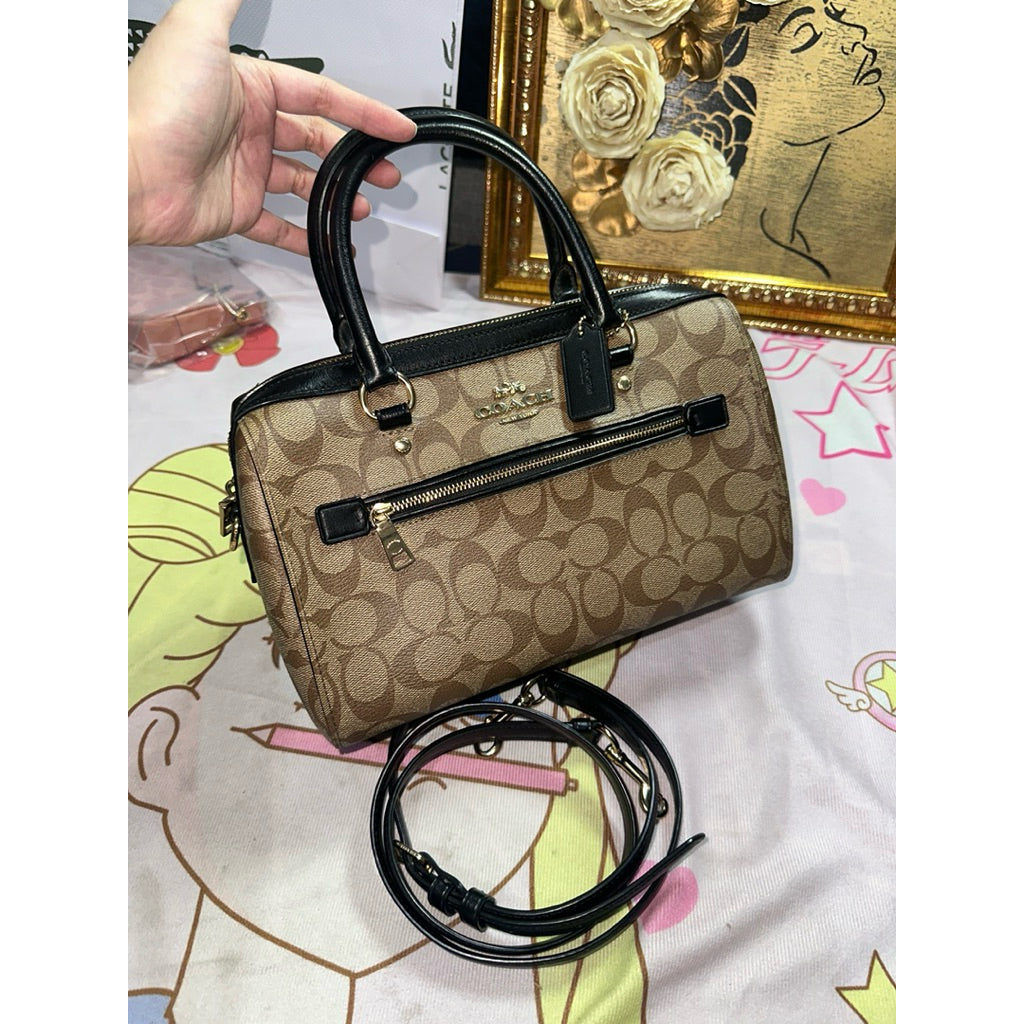 ORIG PRELOVED CCH Rowan Satchel Bag in Khaki Black