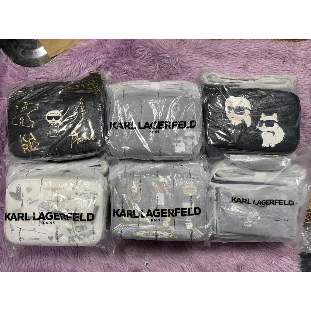 ORIG & IMPORTED Karl Lagerfeld KL Maybelle Crossbody Crossbody Double Zip Camera Bag