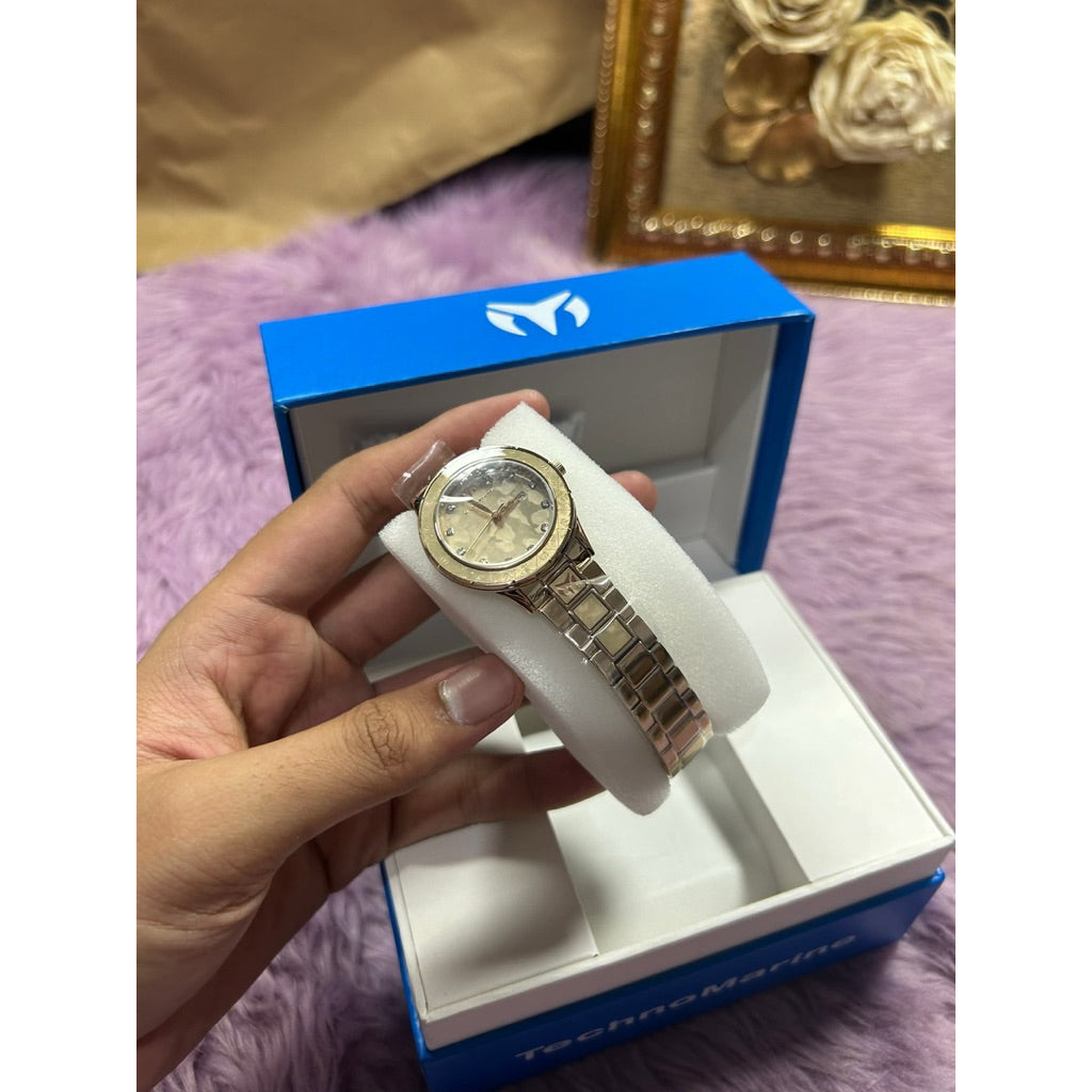 ORIG & IMPORTED Technomarine Sea 33mm TM-725060 Rose Gold Lady's Watch