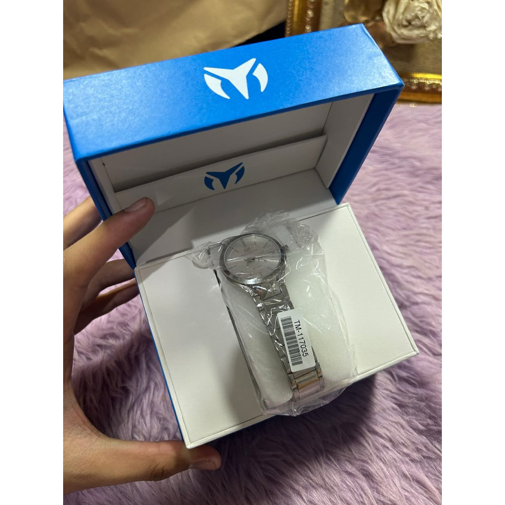ORIG & IMPORTED Technomarine MoonSun 38mm TM-117035 Silver Lady's Watch