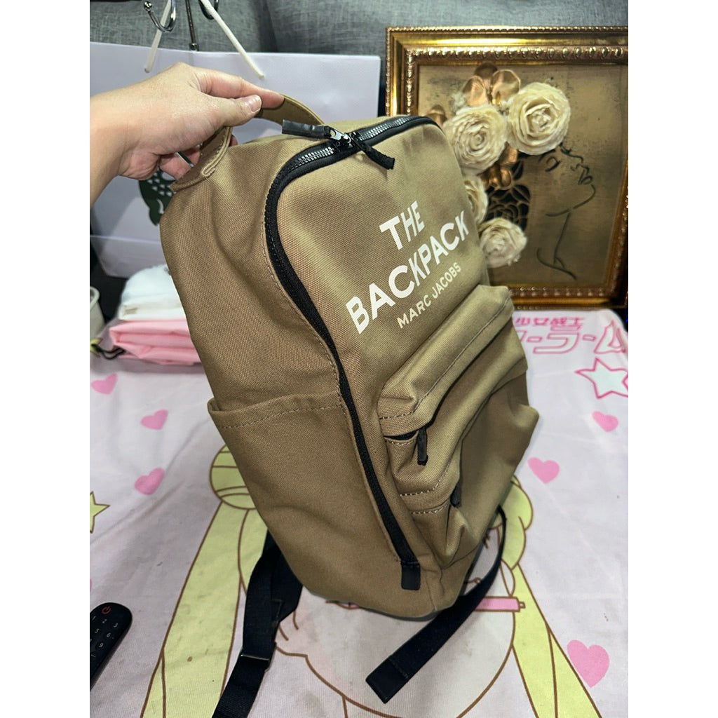 ORIG Preloved MJ Canvas The Backpack, Slate Green, Large Bag