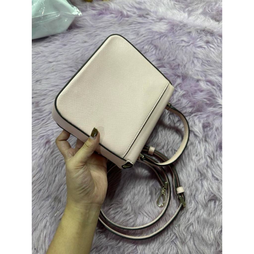 ORIG Preloved KS Staci Square Crossbody Pink Bag