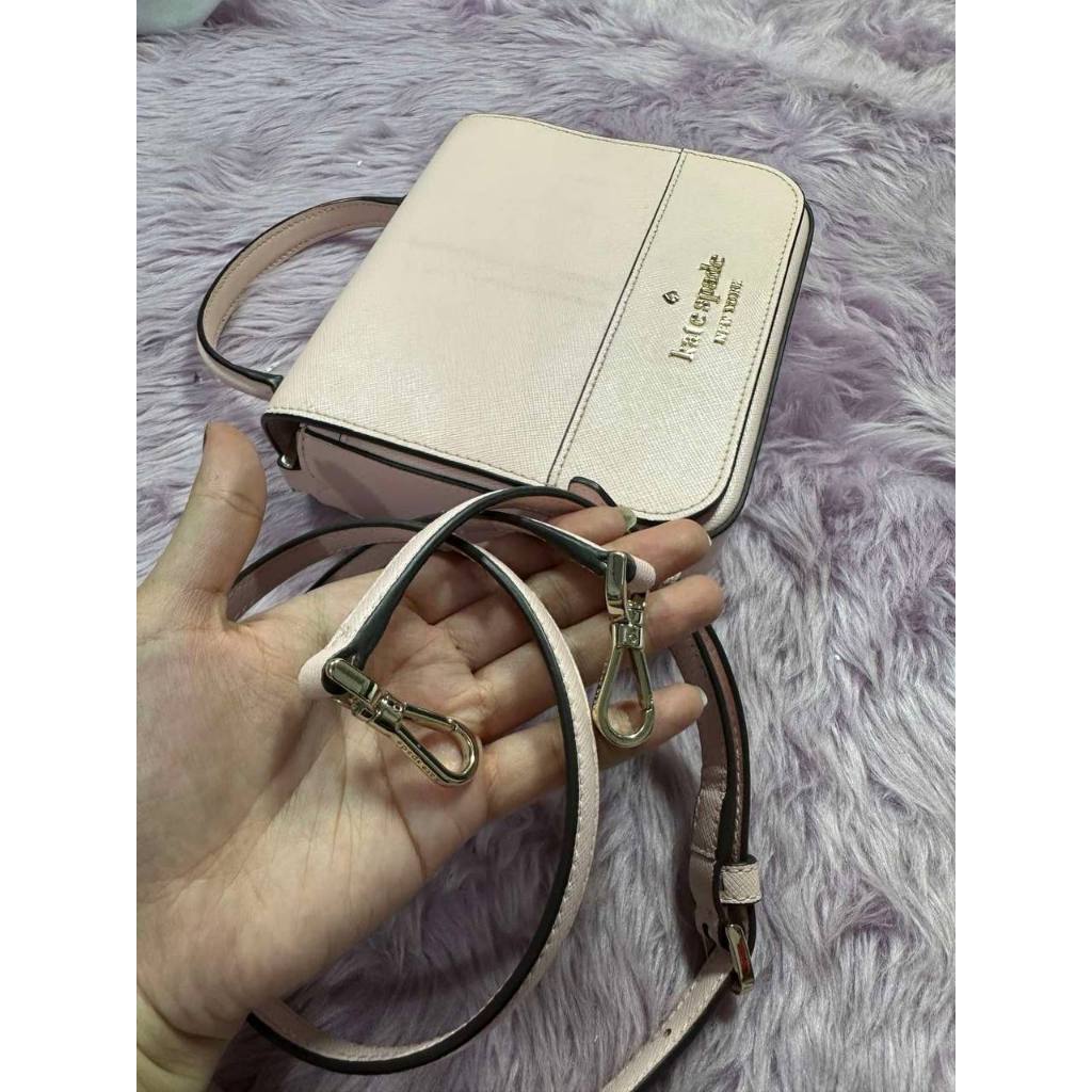 ORIG Preloved KS Staci Square Crossbody Pink Bag