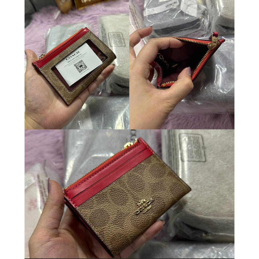 ORIG & IMPORTED Co@ch MINI SKINNY ID CASE CARD HOLDER SMALL WALLET - ORIG, US IMPORTED
