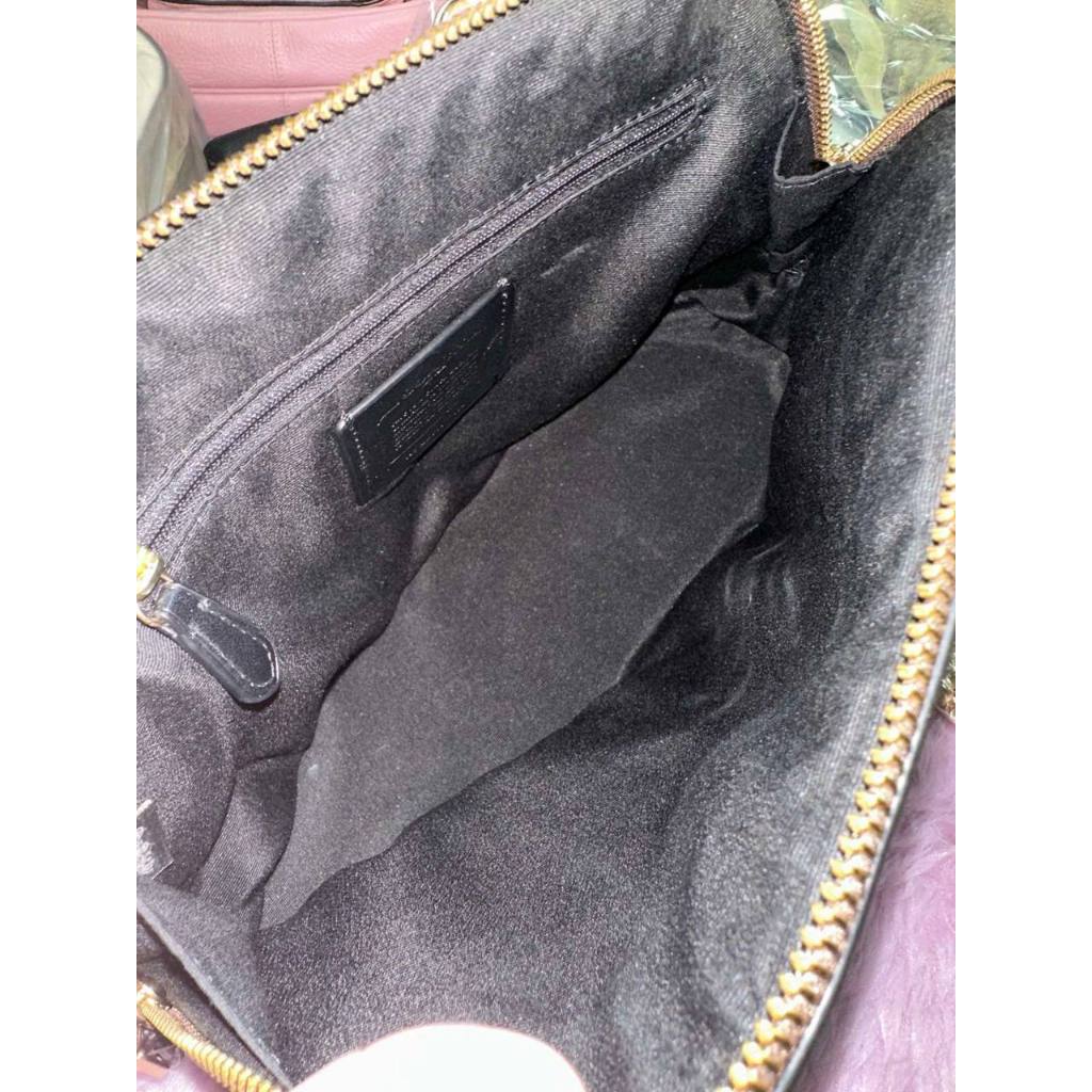 ORIG Preloved CCH Katy Satchel Dome Bag In Signature Canvas in Brown