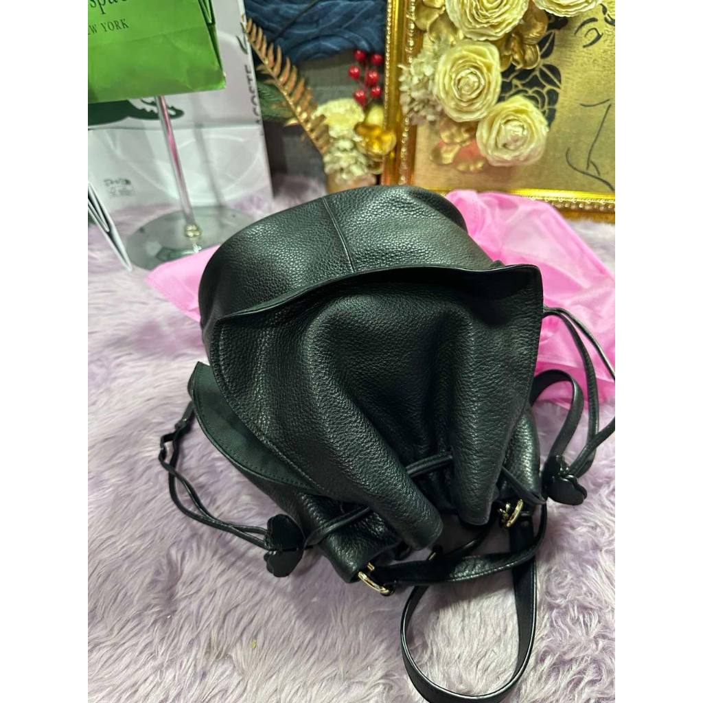 ORIG Preloved RARE CCH Petal Bag 22 Small Bucket Black Bag