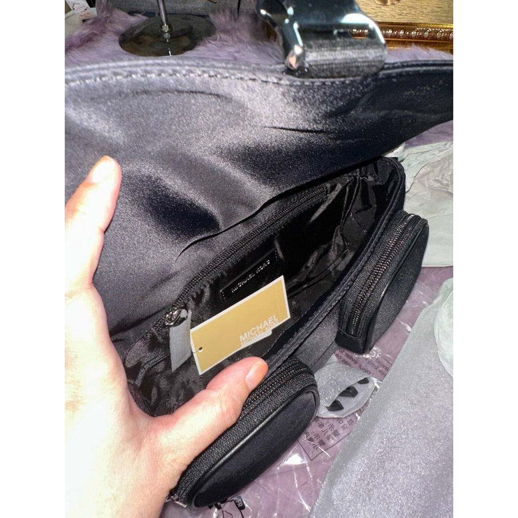 ORIG & IMPORTED MK Khai Medium Nylon Messenger Black Bag Unisex