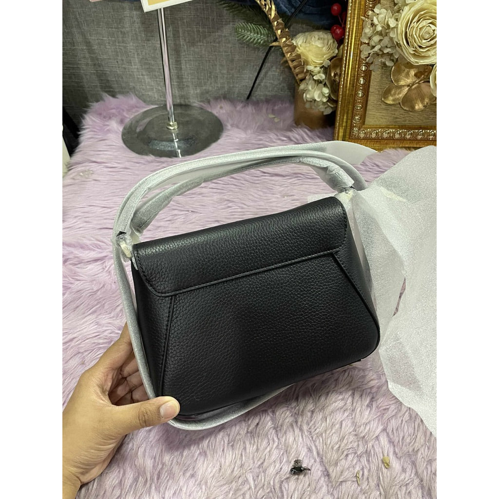 ORIG & IMPORTED KS Monica Small Flap Black Bag Crossbody