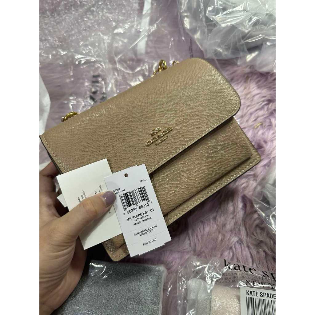 ORIG & IMPORTED CCH Mini Klare Crossbody Small Bag in Taupe Brown