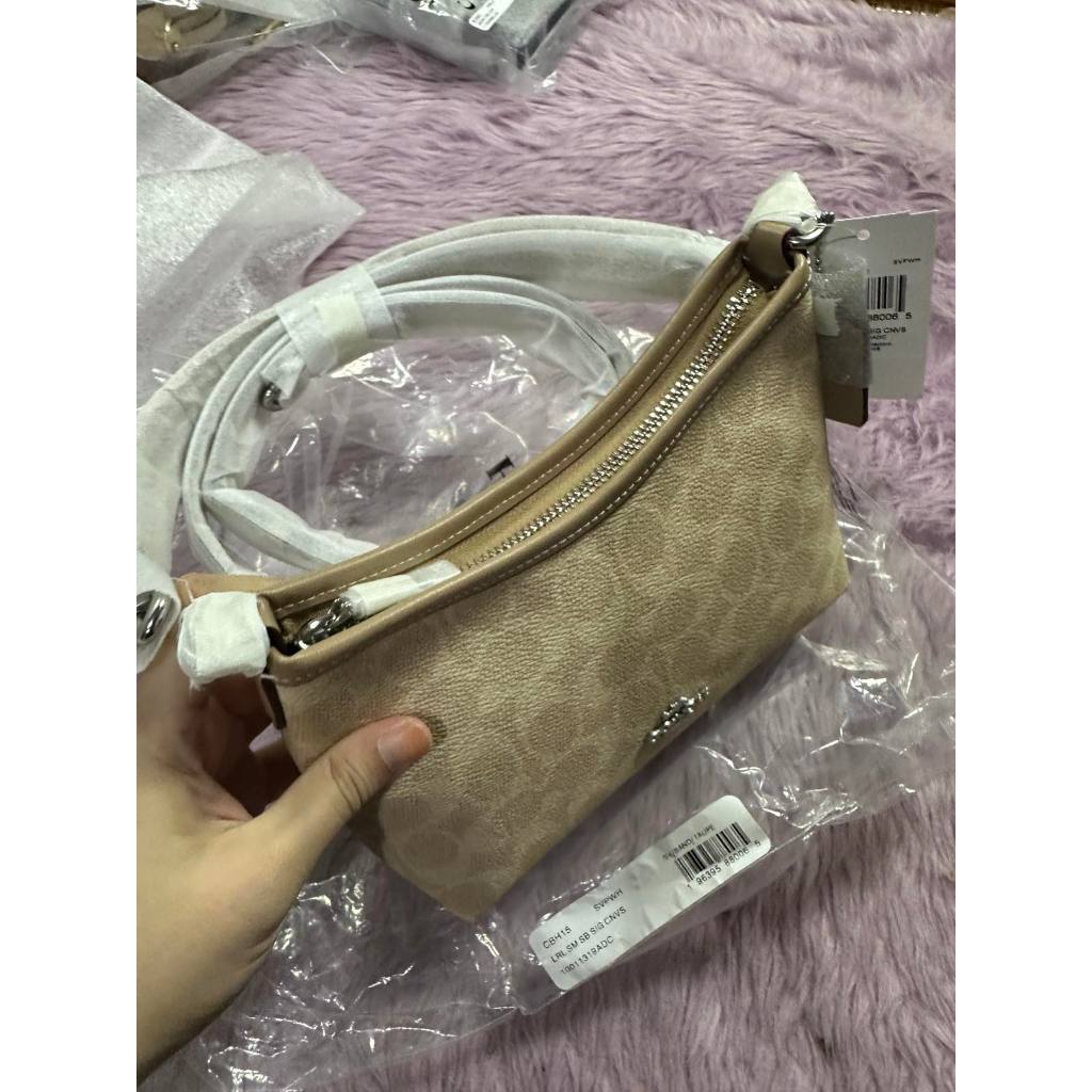 ORIG & IMPORTED CCH Laurel Small Shoulder Bag In Signature Canvas in Sand