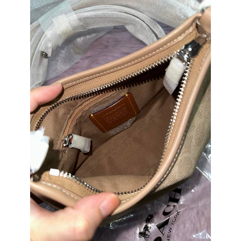 ORIG & IMPORTED CCH Laurel Small Shoulder Bag In Signature Canvas in Sand