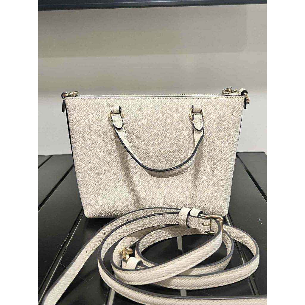 ORIG Preloved CCH Mini Gallery Crossbody Bag Chalk White