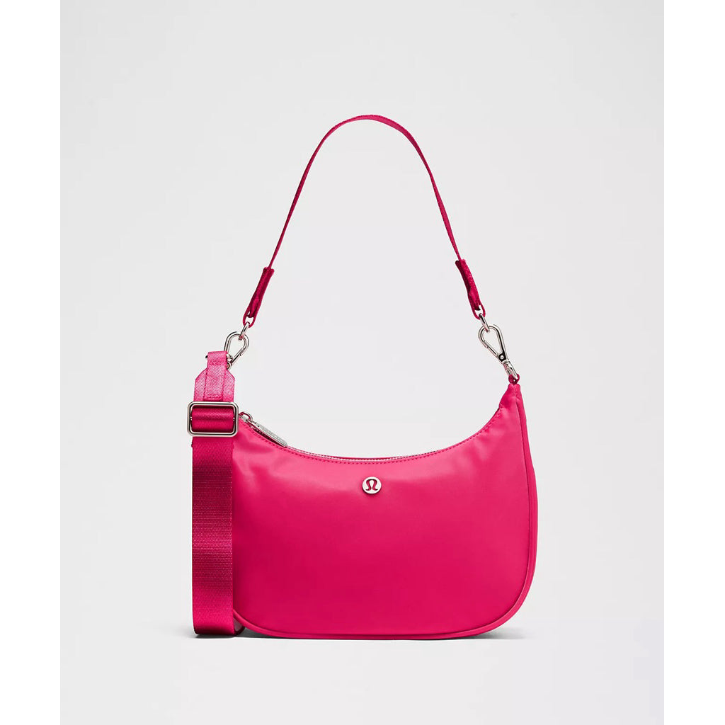 ORIG & IMPORTED Lululemon City Essentials Small Shoulder Nylon Bag 3L Pink/Red/Black