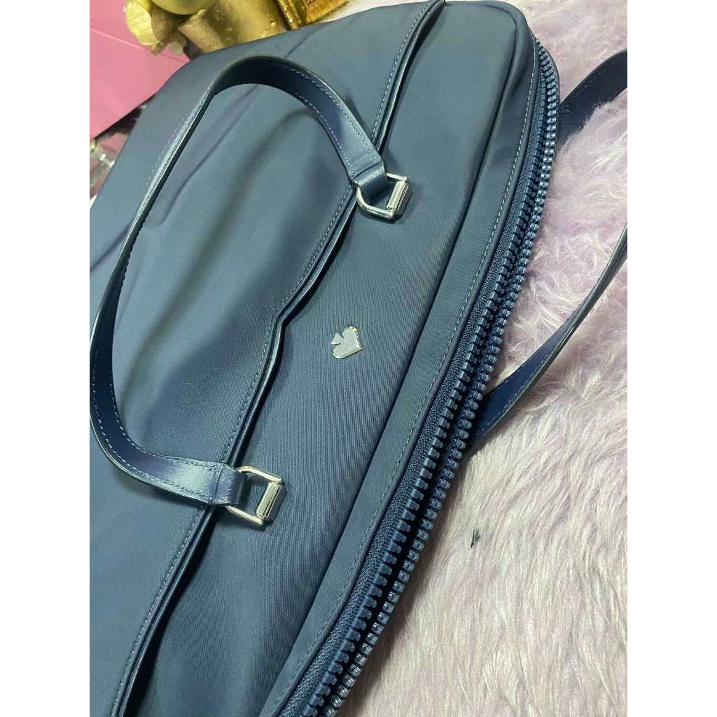 ORIG Preloved KS Jae Laptop Nylon Blue Bag