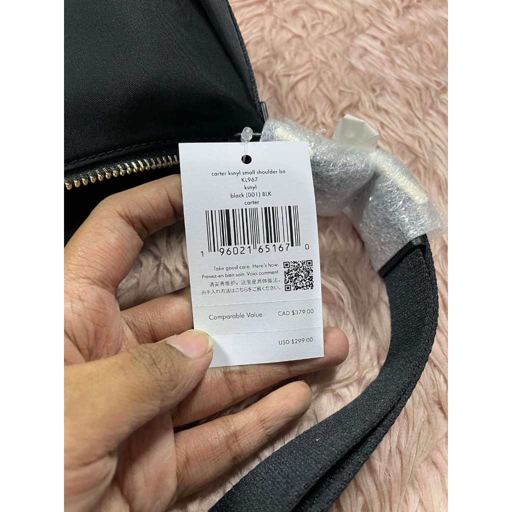 ORIG & IMPORTED KS Carter Small Nylon Shoulder Black/Brown/Pink/taupe/Green/Purple Bag
