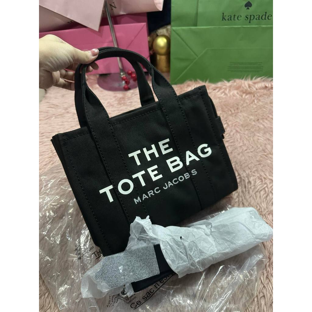 ORIG & IMPORTED MJ The Small Tote Black Bag canvas