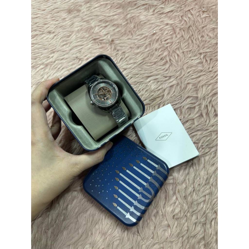 ORIG & IMPORTED Women's Vale Automatic, Gunmetal-Tone Stainless Steel Watch - BQ3730