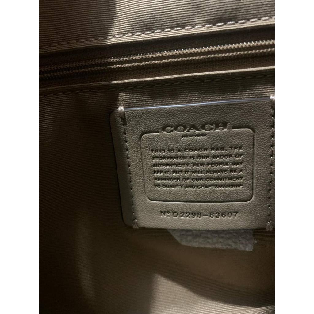 ORIG & IMPORTED CCH Rowan Top Zip Satchel Bag in Signature Canvas (Khaki / Pale Lime)