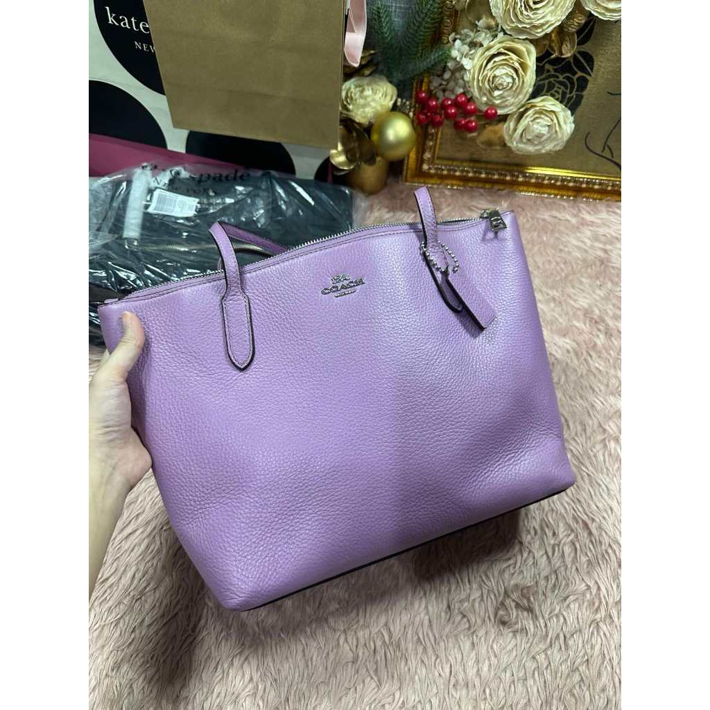 ORIG Preloved CCH Zip Top Tote Purple Bag