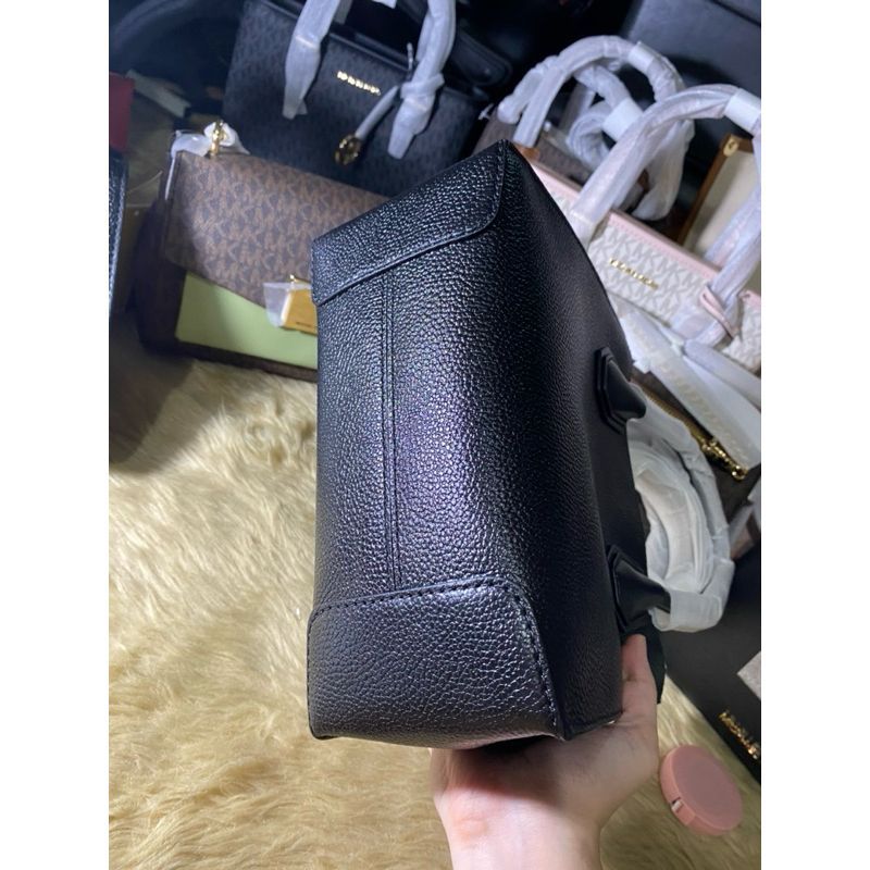 SALE!  MK Mercer Medium Saffiano Leather Messenger Crossbody Bag - Black
