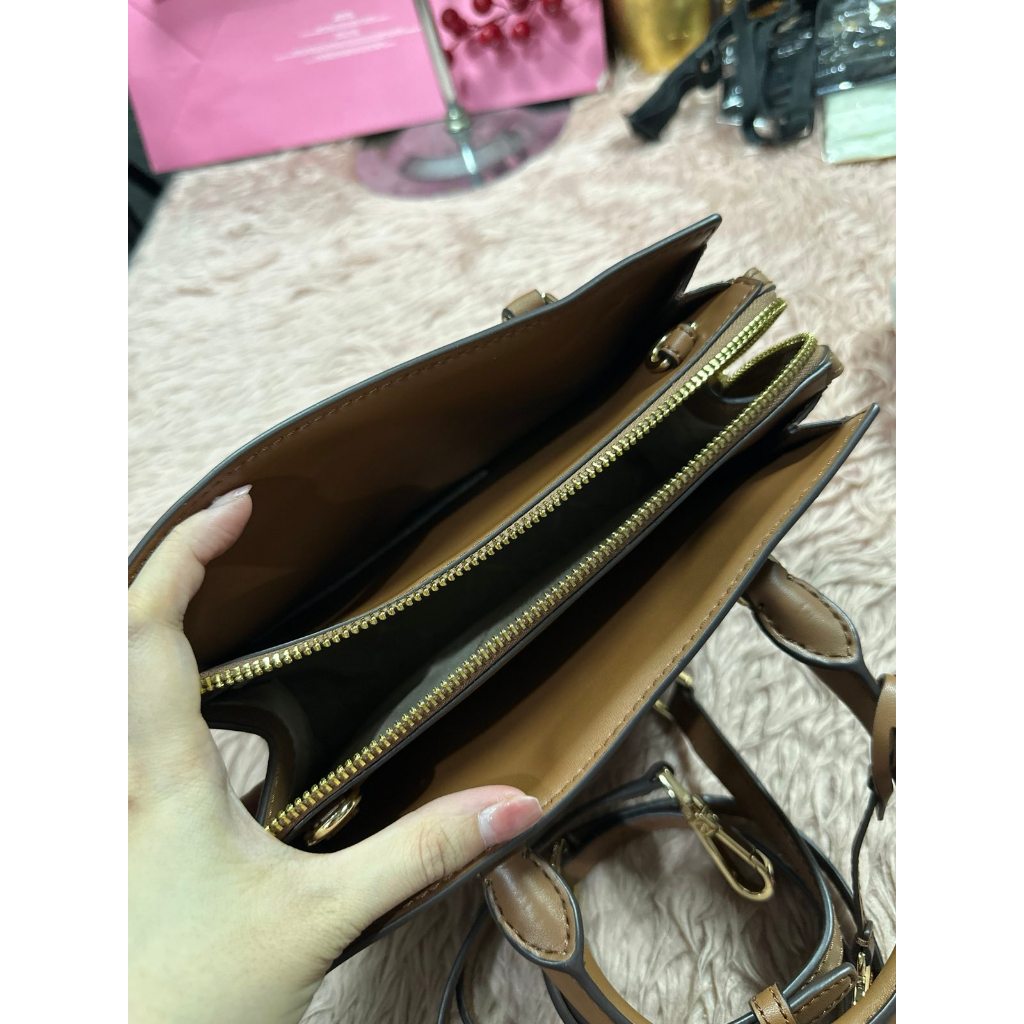 ORIG & IMPORTED MK Sheila Satchel Small Brown Bag